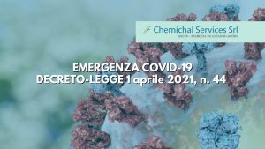Read more about the article EMERGENZA COVID-19 | DECRETO LEGGE DEL 1 APRILE 2021
